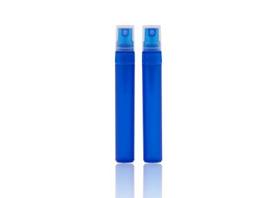 China 5ml 8ml 10ml bereifte Sprühflasche-blaue Stift-Form-Plastikparfüm-Zerstäuber zu verkaufen