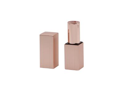 China Empty Lipstick Tube Lip Balm Tubes Wholesale Lipstick Tube Matte Rose Gold for sale