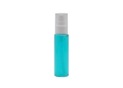 China Botella plástica 50ml 60ml del espray plano del hombro blanca y transparente en venta