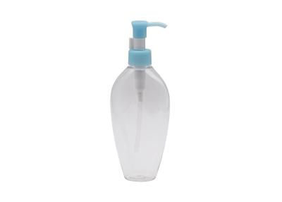 China 200ml-weiße und transparente Plastikspray-Lotions-Flasche mit blauer Pumpe zu verkaufen