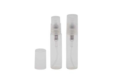 China 3ml Mini Plastic Perfume Bottle Tester vacío con la bomba clara del espray del atomizador en venta