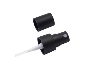 China Screw Fine Mist Sprayer 20mm Matte Black Plastic Mist Spray Pump For Bottles for sale