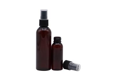 China Mist Cosmetic Spray Bottle 60ml Plastic Black Packaging Bottle 20mm Neck for sale