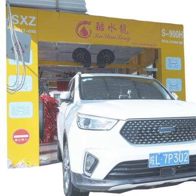 China Galvanize New Style Full Automatic Reciprocating Car Wash Machine for Gas Station Unattended Operation Cover Small Area Affordable Clean for sale