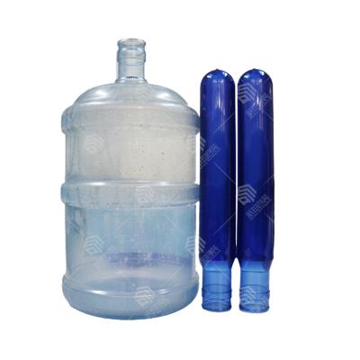 China Plastic Customized Design 55mm Neck Size 20l 18.9l Gallons 5 Screw 710 GM 750g 800g Pet Preforms for sale