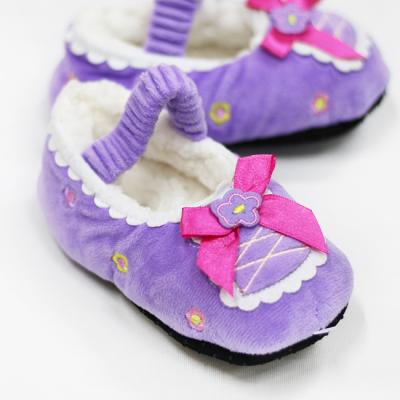 China Anti-Smell Winter Plush Warm Comfortable Indoor Fluffy Animal Household Mop Soft Children's Shoes Indoor Slippers for sale