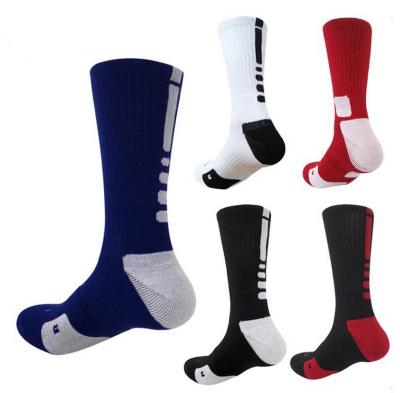 China Sports Antibacterial Unisex Custom Compression Socks Winter Elite Basketball Warm Socks for sale