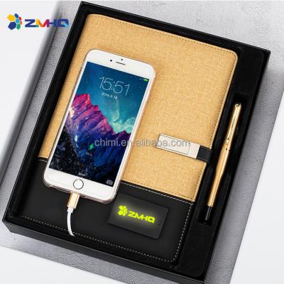 China Factory Direct Printed 1000mAh Power Bank Notebooks With Custom Light Up Logo for sale