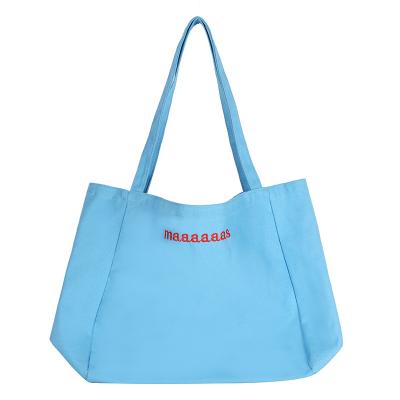 China Wholesale high quality custom made eco-friendly cotton canvas folding tote bags reusable shopping bag for sale