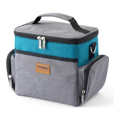 China Insulated Picnic Bag Insulation Folding Picnic Ice Pack Portable Food Thermal Bag Food Delivery Drink Carrier Insulated Bag for sale