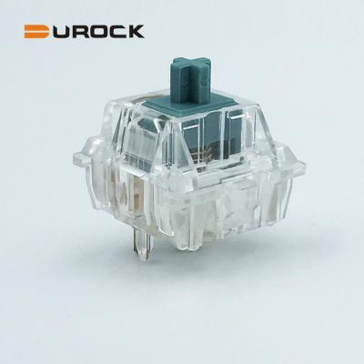 China Tactile Keyboard Switch T1 Clear Stem Tactile Keyboard Switch Housing Teal Stem Tactile Switch for Mechanical Keyboard Switch Replacement for sale