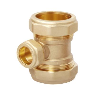 China Brass Reducing Tee for sale