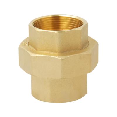 China Brass Straight Union With Metal Sealed|(MF) for sale