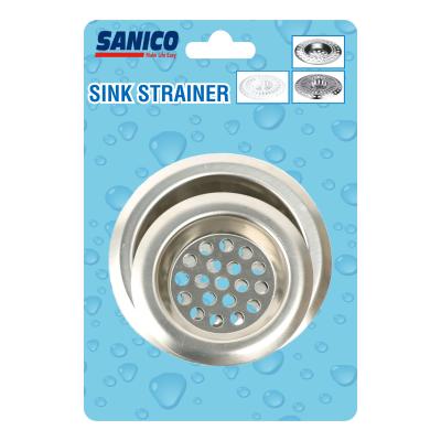 China Modern Kitchen Stainless Steel Floor Drain Sink Dish Rack Strainer for sale