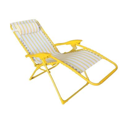 China Weightless Recliner Foldable Lounge Chairs Pool Lounger Outdoor Pool for sale