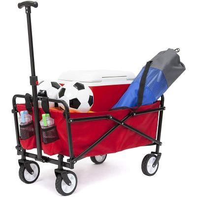 China Foldable Steel Tube 600D Oxford Steel Camping Kitchen Outdoor Folding Cart for sale