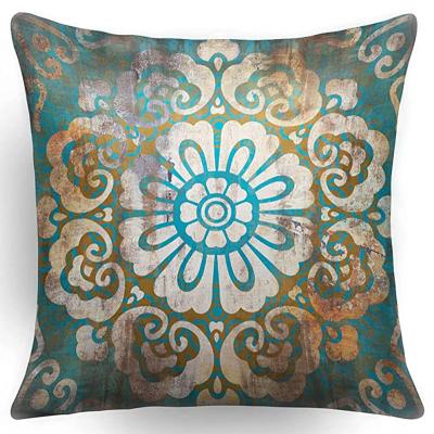 China Skin-Friendly Set of 4 Bohemian Velvet Cushion Covers Home Decorative Pillow Shapes Tile Soft Covers 45x45cm (18 x 18 inch) for sale