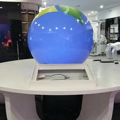 China Sphere 120cm Diameter Seamless Touch System Interactive Spherical Screen Ball Screen for sale