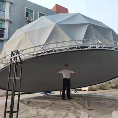 China 360degree view 10 meters diameter projection screen dome for sale