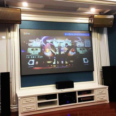 China View SAVICTO 2021NEW 110 inch 4k ALR fix frame projection screen with alloy frame thin aluminum long throw and short throw for sale