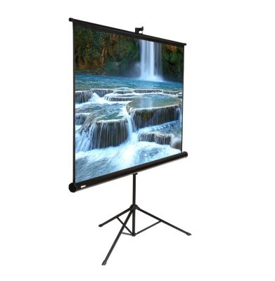 China 70inch Tripod 1:1 Projector Tripod Stand Projection Screen Tripod Mobile Projection Screen for sale