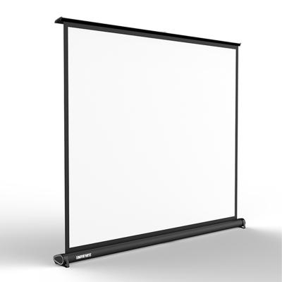 China Mini Drop Down Portable Projection Screen 50inch Table Easy Hold for sale