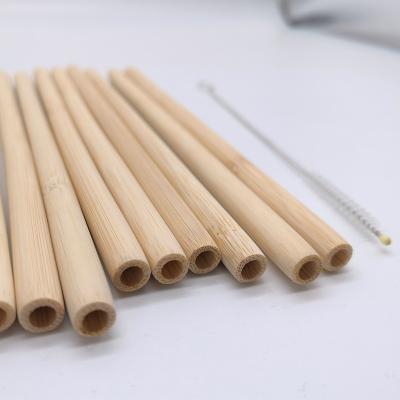 China Factory direct sales minimalist customization plus size eco-friendly biodegradable reusable natural organic bamboo drinking straw for sale