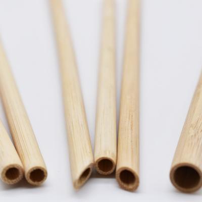 China Factory Minimalist Sales Customize LOGO Wholesale Disposable Reusable Eco Natural Organic Bamboo Wheat Reed Rice Drinking Straws for sale