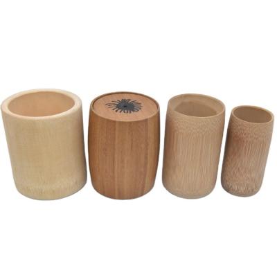 China Wholesale 100% Natural Bamboo Reusable Eco Friendly Custom Logo Water Coffee Bamboo Tea Cup for sale