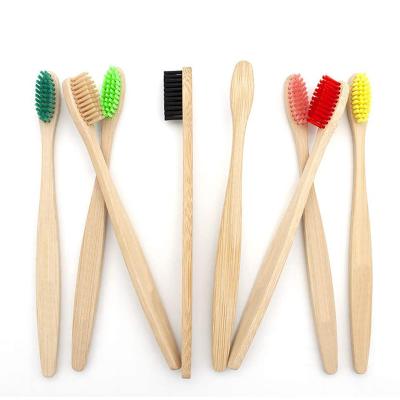 China Factory Direct Sales Reusable Custom Plus Size Eco Biodegradable Natural Organic Bamboo Wooden Toothbrush for sale