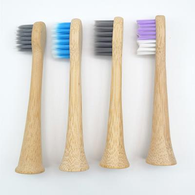 China Factory Logo Replacement Natural Bamboo Toothbrush Head Eco-Friendly Custom Clean Unpolluted Electric Toothbrush Wholesale Custom for sale