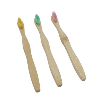 China Wholesale 100% Natural Biodegradable Biodegradable Organic Eco Friendly Bamboo Toothbrush For Child for sale