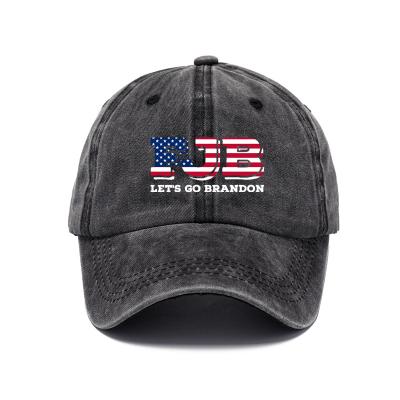 China JOINT Hot Selling Custom USA National Flag Printed Baseball Cap Sports Dad Hat New York Baseball Cap for sale