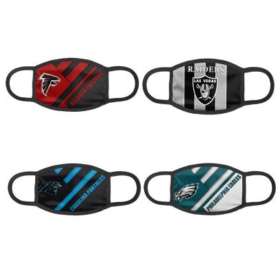 China Hot Sale Fashion NFL American Football Sports Team Adjustable Washable Wholesale Fashion Cloth Kids Size Face Maskes for sale