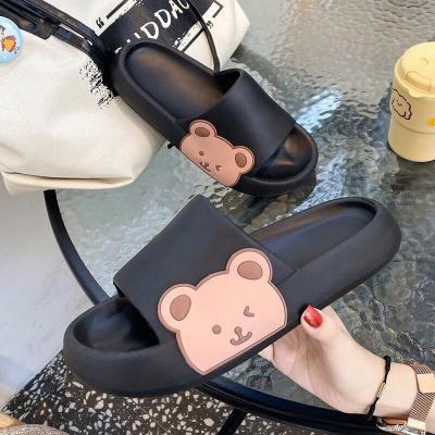 China Fashion Trend Hot Selling Cute Cartoon Lovers Outdoor And Indoor Lightweight Anti-skid Sandals Men Women Home Slips Shoes for sale