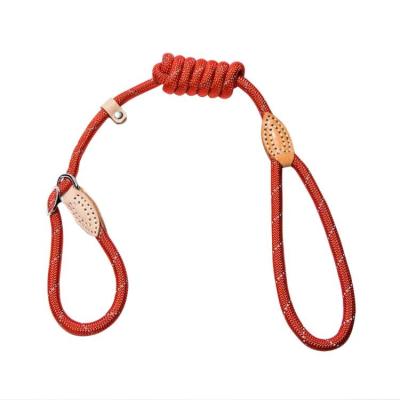 China Fashion Pe Reflective Supplies Leads Chain High Quality Luxury P Round Rope Nylon Reflective Dog Leash for sale