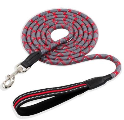 China New Arrival Amazon Amazon Handle Long Pet Reflective Heavy Duty Nylon Training Rope Soft Dog Leash for sale