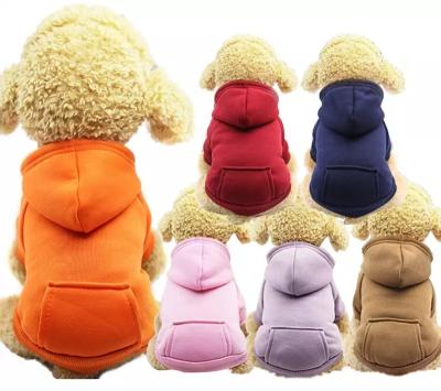 China Dog Cat Warm Sweater Clothes Small and Medium Size Fleece Pet Hoodies Cheap Viable Winter Soft Jacket for sale