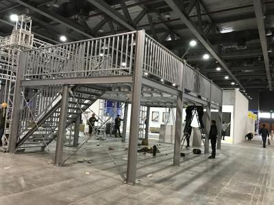 Cina Piattaforma leggera galvanizzata ad alta resistenza di mostra della costruzione della struttura d'acciaio della sezione di H in vendita