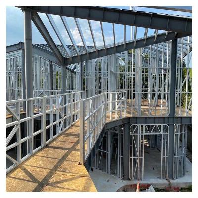 China Green Building Light Steel Keel House Construction Light Steel Villa for sale