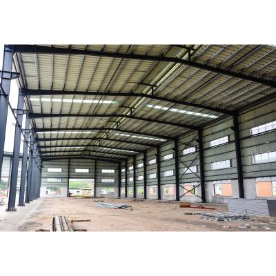 China Q345 Galvanized Factory Prefabricated Material  Steel Structure For Factory Steel Building for sale