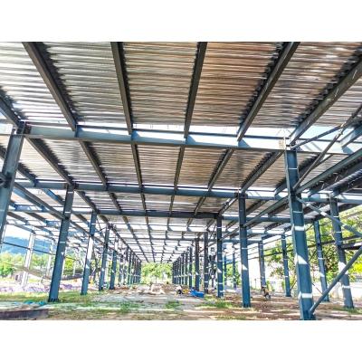 China Q355 Edifício de estrutura de aço galvanizado para centro de logística à venda