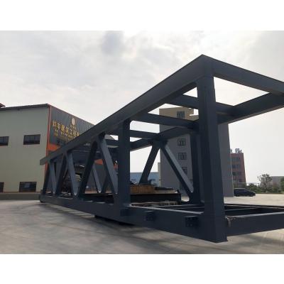 China Galvanized Driveway Sidewalk Convenient Steel Walkway Truss Bridge For Urban Construction Te koop