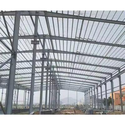 China Edificios de estructura de acero Q355B de bajo contenido de carbono con tipo de fundación de hormigón en venta