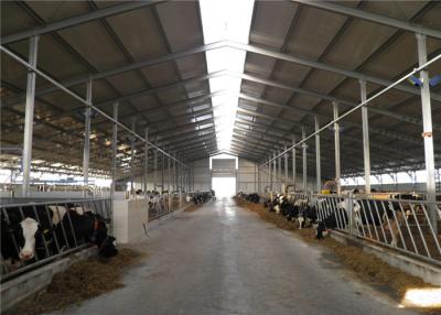 Chine La ferme en acier résistante de vent jette les bâtiments préfabriqués de ferme pour facile de volaille assemblé à vendre