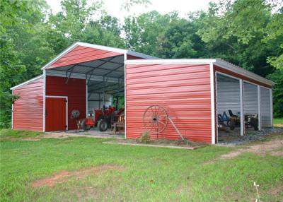 China Economia Labor dos Carports pre manufaturados de aço duráveis das construções da garagem da máscara à venda