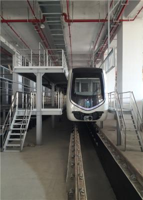 China De Metroplatform met hoge weerstand van de Staalstructuur en Brandbaar Schermen niet - Te koop