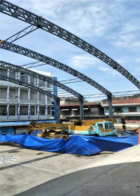 China Philippines Steel Basketball court Shed, Metal Buildings Flexible Design for sale