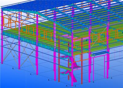 China M24 prefabricó los edificios de acero con el panel de bocadillo de 150m m en venta