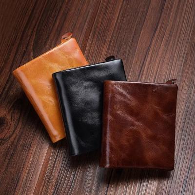 China 2018 NATIONAL Hotsale China Manufacturer Good Quality Mens Wallet Brand Vintage Genuine Leather Wallet for sale